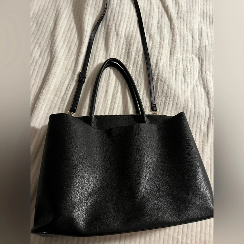 AND Elegant Black 3 Compartment Laptop Bag
